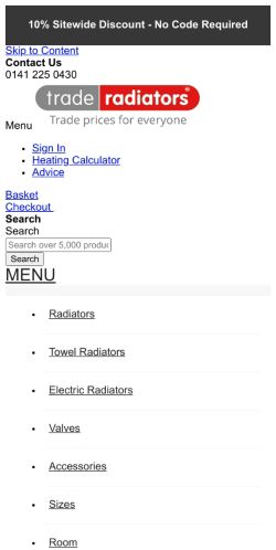 Mobile page screenshot