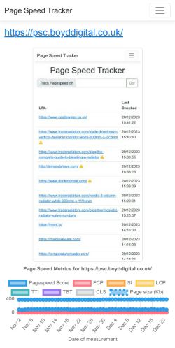 Mobile page screenshot