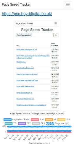 Mobile page screenshot