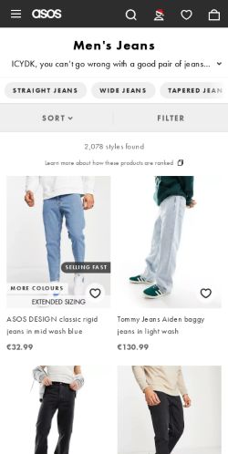 Mobile page screenshot