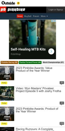 Mobile page screenshot