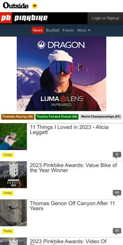 Mobile page screenshot