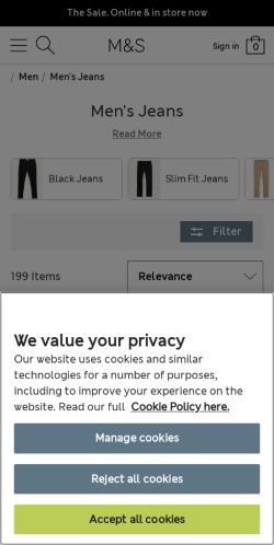 Mobile page screenshot