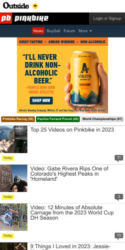 Mobile page screenshot