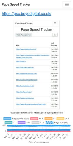 Mobile page screenshot