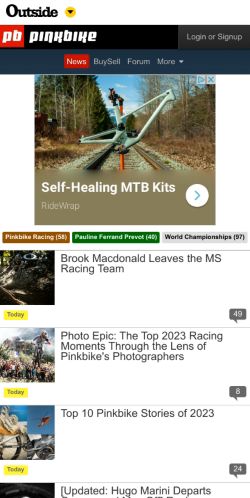 Mobile page screenshot