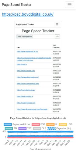 Mobile page screenshot