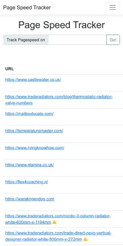 Mobile page screenshot