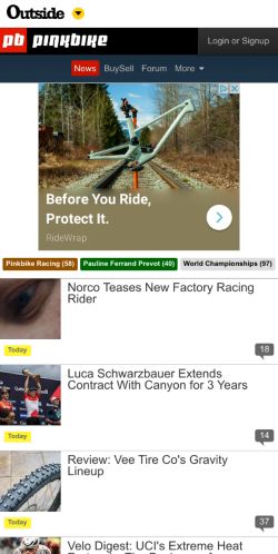 Mobile page screenshot