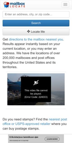Mobile page screenshot