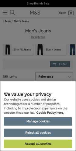 Mobile page screenshot