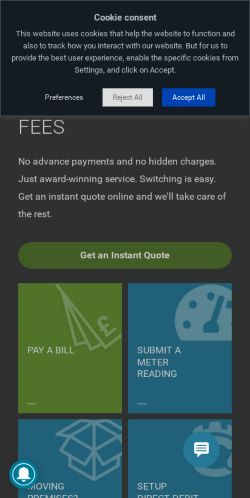 Mobile page screenshot