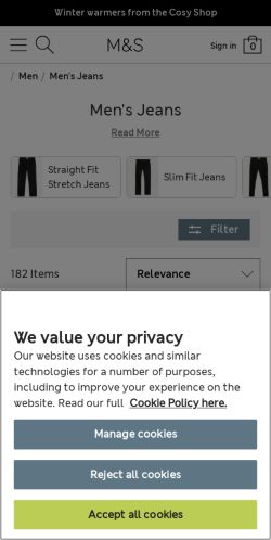 Mobile page screenshot