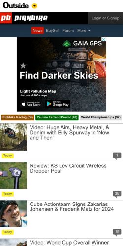 Mobile page screenshot