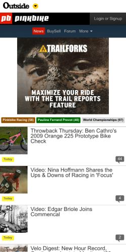 Mobile page screenshot