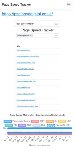 Mobile page screenshot