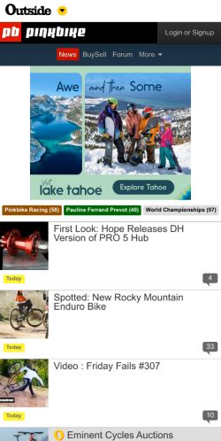Mobile page screenshot