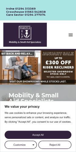 Mobile page screenshot