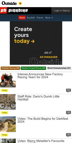 Mobile page screenshot