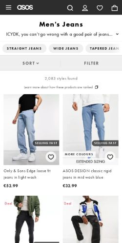 Mobile page screenshot