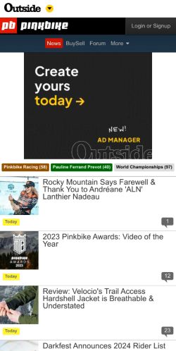 Mobile page screenshot