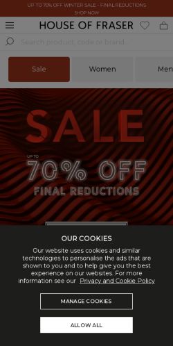 Mobile page screenshot