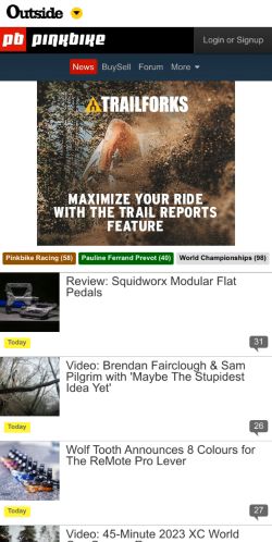 Mobile page screenshot