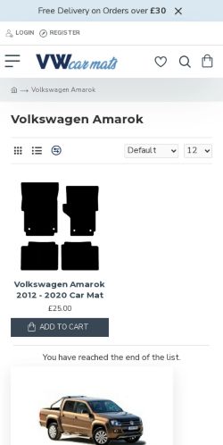 Mobile page screenshot