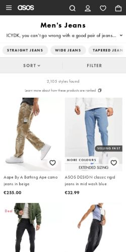 Mobile page screenshot