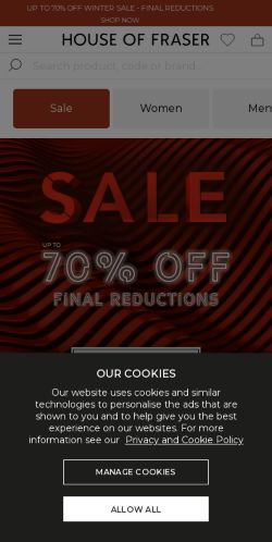 Mobile page screenshot