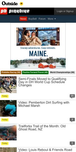Mobile page screenshot
