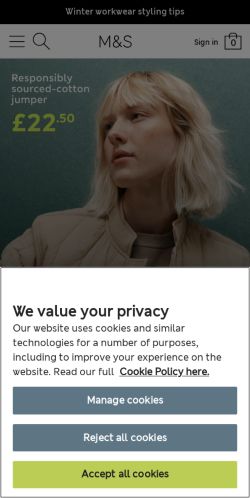 Mobile page screenshot