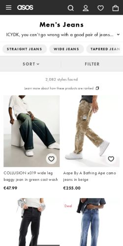 Mobile page screenshot