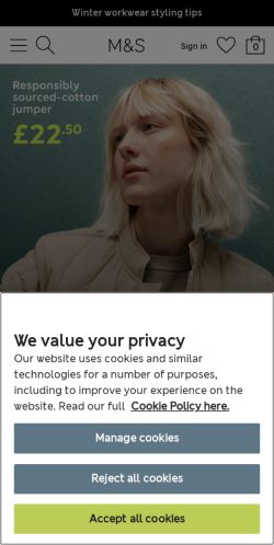 Mobile page screenshot