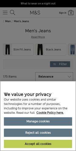 Mobile page screenshot