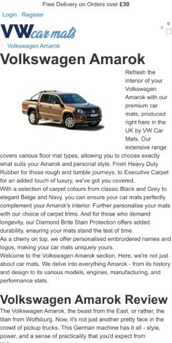 Mobile page screenshot