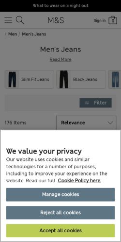 Mobile page screenshot
