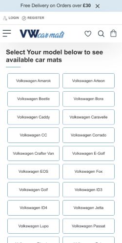 Mobile page screenshot