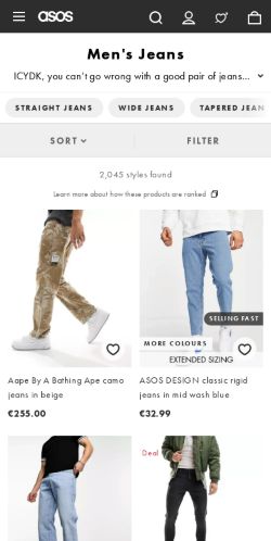 Mobile page screenshot