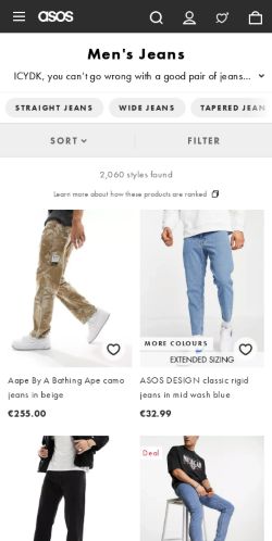 Mobile page screenshot