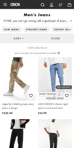 Mobile page screenshot