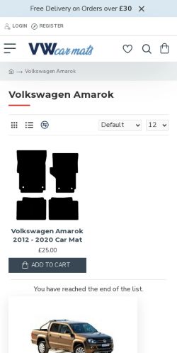 Mobile page screenshot