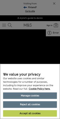 Mobile page screenshot