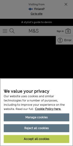 Mobile page screenshot