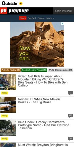 Mobile page screenshot