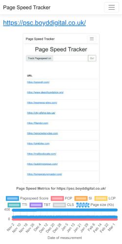 Mobile page screenshot