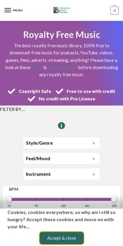 Mobile page screenshot