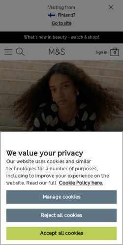 Mobile page screenshot