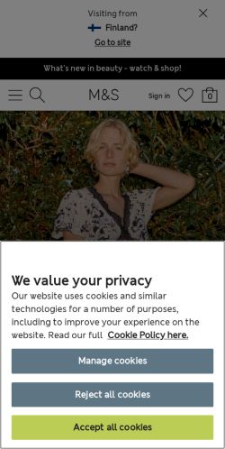 Mobile page screenshot