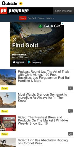 Mobile page screenshot